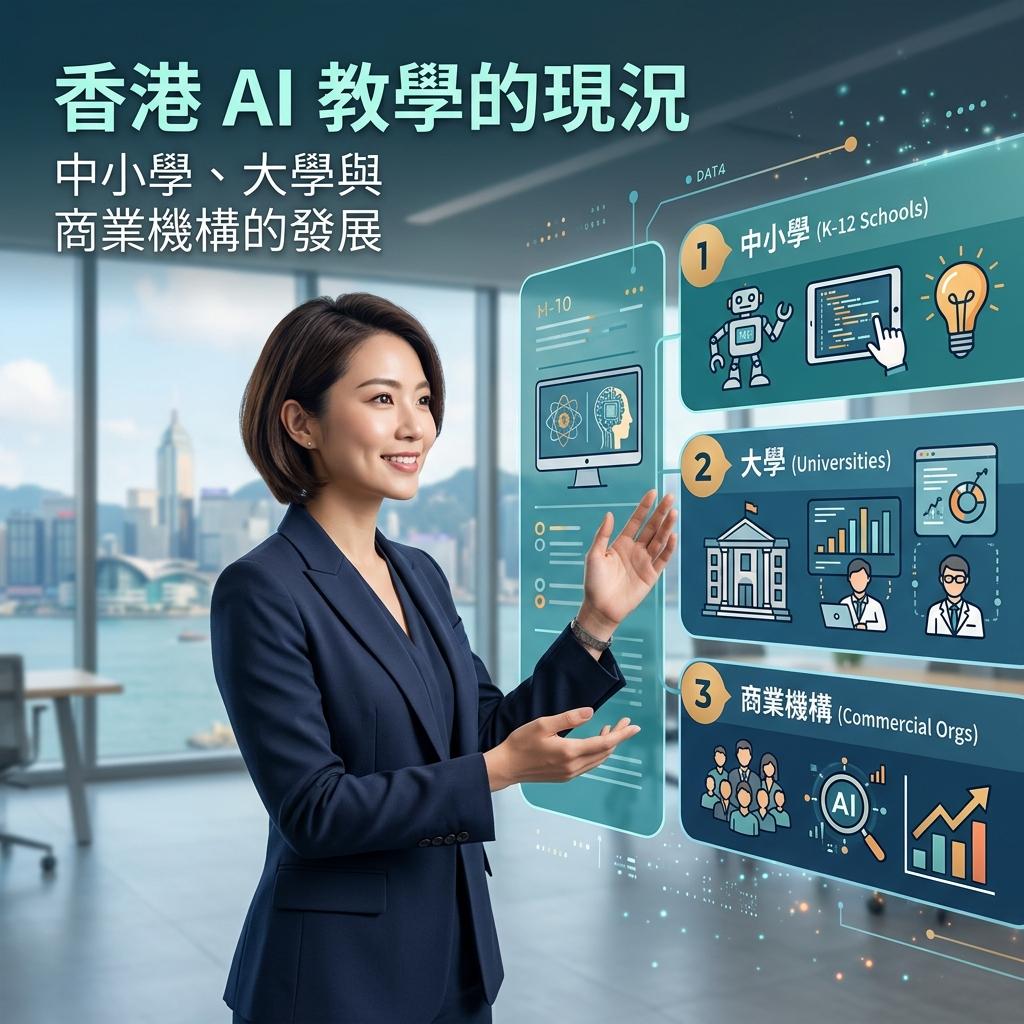 香港 AI 教學的現況：中小學、大學與商業機構的發展