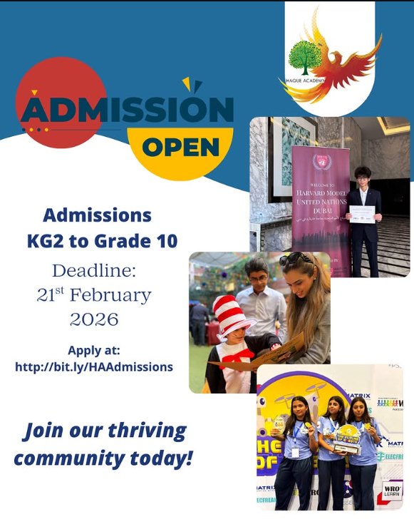 Haque Academy Admissions 2026-2027: Kindergarten to Grade 10