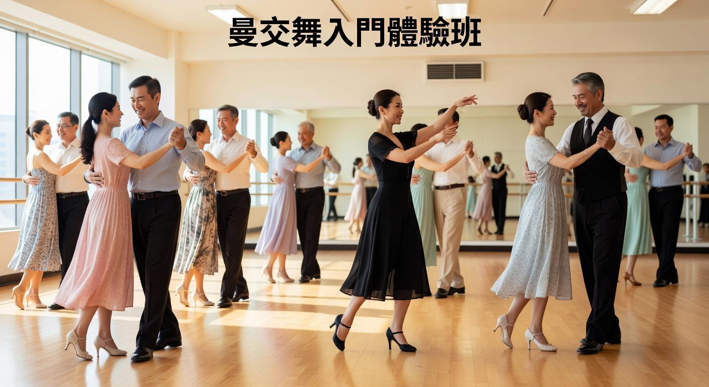 社交舞入門體驗班｜舞蹈學校專業指導