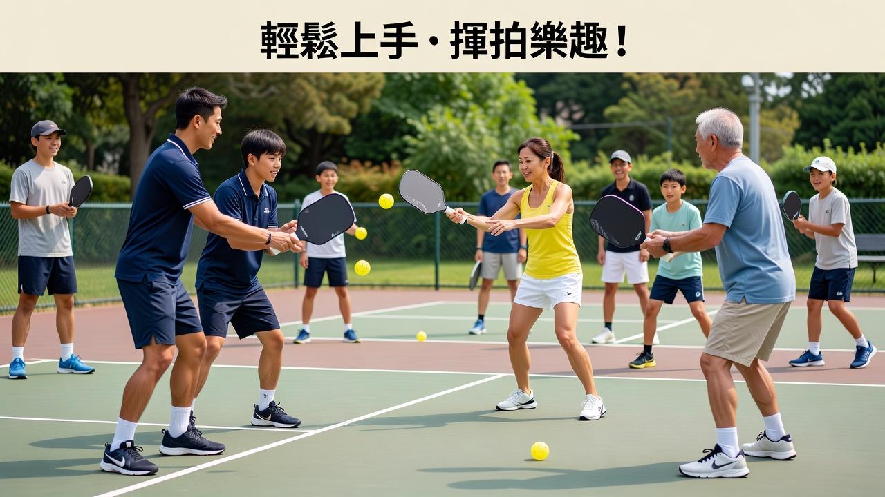 🎾 Pickleball 新手教學班 — 輕鬆上手・揮拍樂趣！